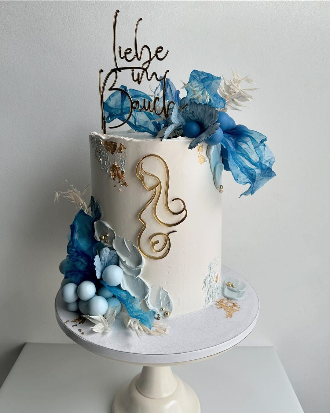 Set Liebe im Bauch mit Silhouette