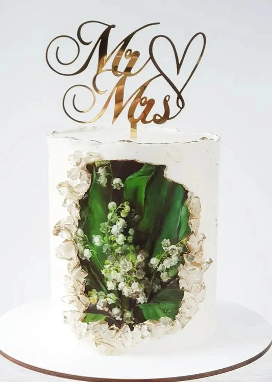 Mr & Mrs Caketopper mit Herz