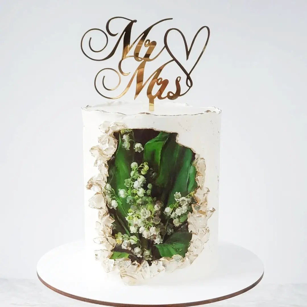 Mr & Mrs Caketopper mit Herz