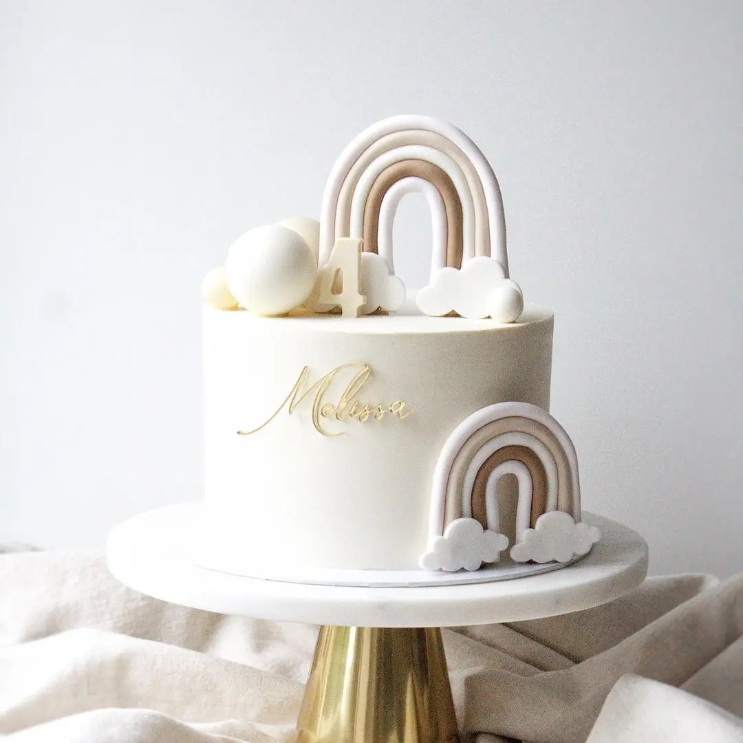 Name und Zahl ohne Stecker I Caketopper zum Geburtstag