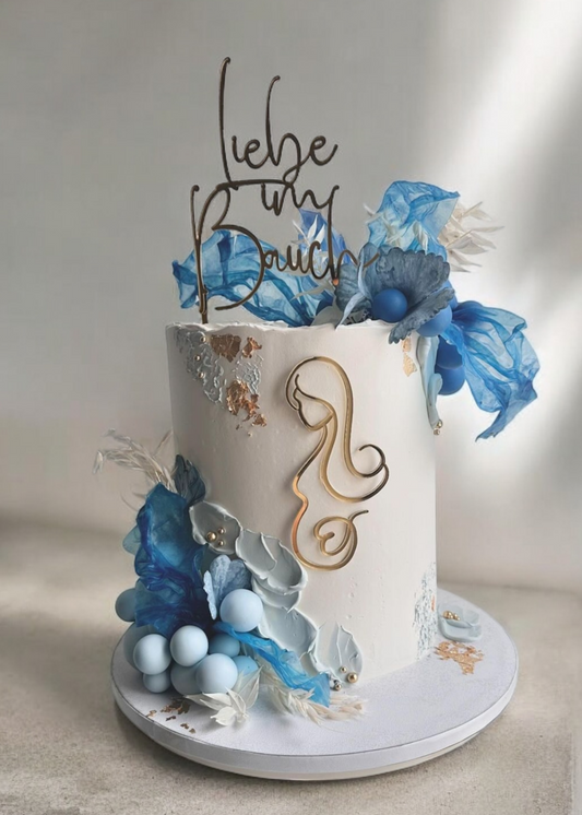 Set Liebe im Bauch mit Silhouette
