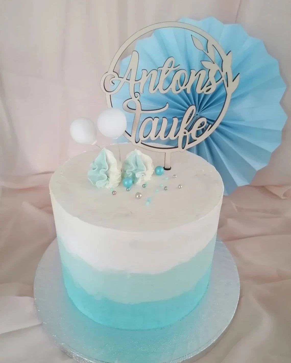 Kranz Caketopper mit Personalisierung